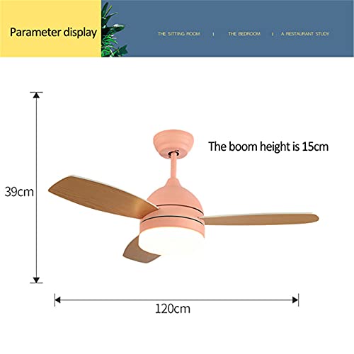 QULONG Ventilatore da soffitto con Lampada