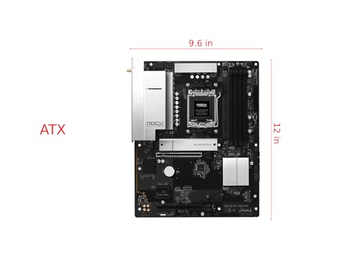 Image of ASRock B850 Rock WiFi 7 Socket AM5 ATX Motherboard, Supports AMD Ryzen 9000 /8000 /7000 Series, DDR5 8000+(OC), PCIe 5.0, WiFi 7, 2.5G LAN