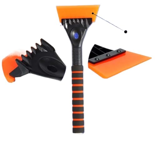 Raspador De Hielo para Parabrisas con Cepillo De Nieve de 24.8 Pulgadas y Mango Ergonómico 5