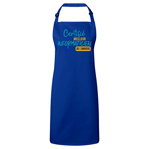 Informaticien ordinateur tablier de cuisine pour cuisiner et coder