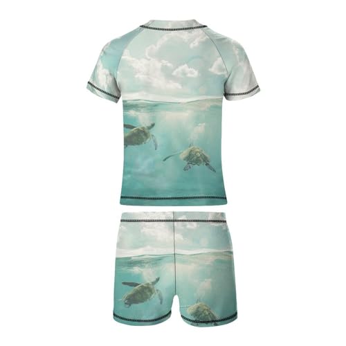 Sea TurtlesChildren's Casual Swimsuit Set - Simple and Versatile10-12Y（150cm）4