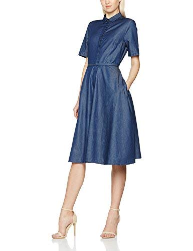 Stefanel HV015D50661 Vestito, Blu (Denim Blue)