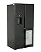 TESLA T Door Fridge Freezer with Wine Cooler (Plumbed)– 305L Fridge / 165L Freezer Capacity, Freestanding Black Glass, E Energy, Total No Frost, Multi Airflow & Wine Cooler Zone (T530TDBG)