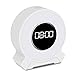 Produktbild Jamicy  Mini tragbarer Bluetooth Lautsprecher, LED Schreibtischlampe, Farbwechsel LED Nachtlicht, Wecker Bluetooth Lautsprecher, Kompatibel mit iPhone und Andriod (Weiß)