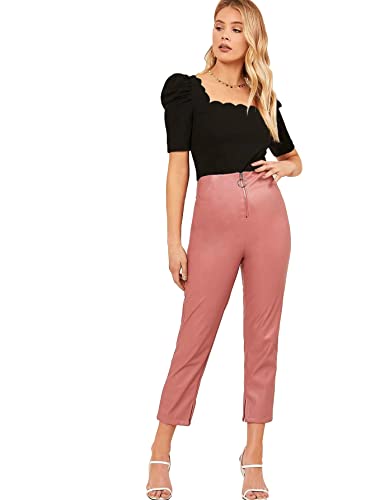 Image of Shasmi Women's Polyester Solid Slim Fit T-Shirt