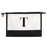 Monogrammed Gifts for Women Initial Monogram Personalized Gifts Cosmetic Bag Travel Makeup Bag Suita