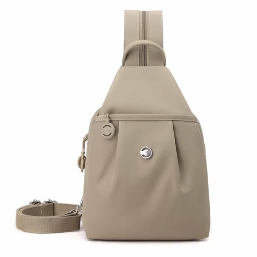 Waterproof 2-Way Commuter Bag, Large Capacity Oxford Convertible Shoulder Travel Bag for Daily,Travel (Khaki)