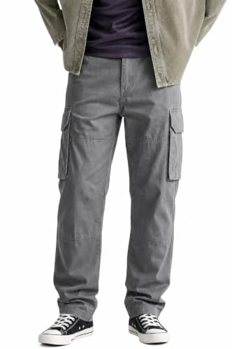 Image of Lymio Cargo for Men | Cotton Cargo Pant | Drawstring Waist Pant (Available Also Plus Size) (46-49)