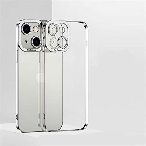 Coque transparent TPU pour iPhone 14 clear camera protection solide