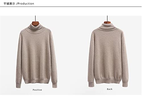 Men Cashmere Turtleneck Sweater Men Fall Winter Turtleneck Long Sleeve Classic Pullover Casual Sweater2