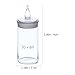 Hemobllo Borosilicate Glass Weighing Bottle with Lid Form Laboratory Sample Container for Solid Measurement Transparent Glassware for Scientific and Industrial Use