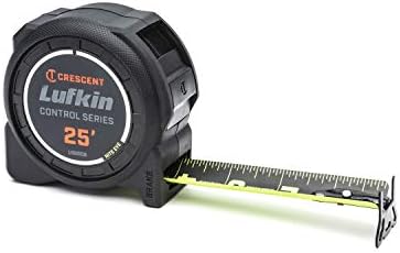 Crescent Lufkin 1-3/16 x 25' Command Control Series Black Clad Tape Measure - L1025CB