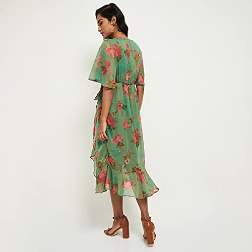 Image of Max Women Floral Printed Midi Dress