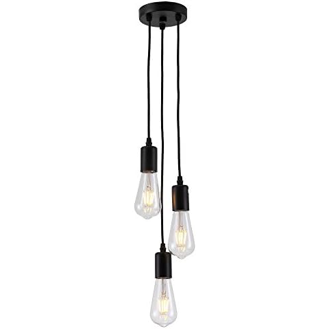 HJXDtech Vintage 3 Way Ceiling Pendant Light Cover