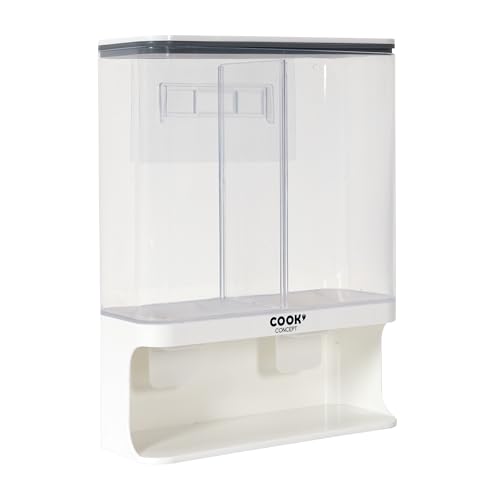 Distributeur 2 compartiments 3L de table : récipients hermétiques pour aliments secs - 6