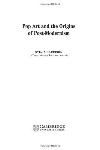 Pop Art volume de collection critique esthétique post-moderne