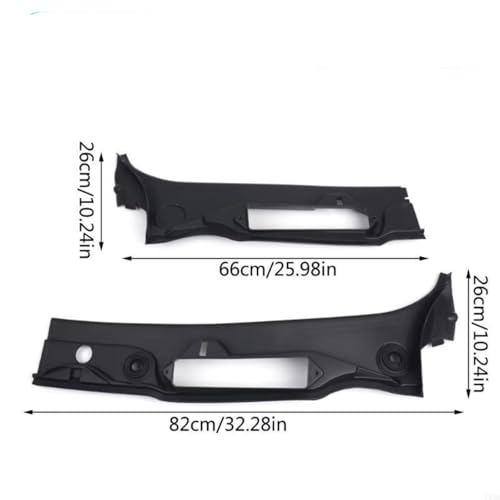 Cache d'essuie-glace pour E92 E93 2005-2010 : capot de rechange spécial intempéries - 2