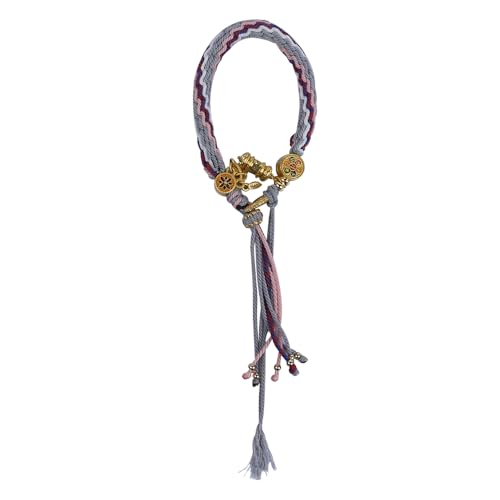 Ieron Pulsera Vintage, Pulsera tibetana única Hecha a Mano, Pulsera Encantadora...