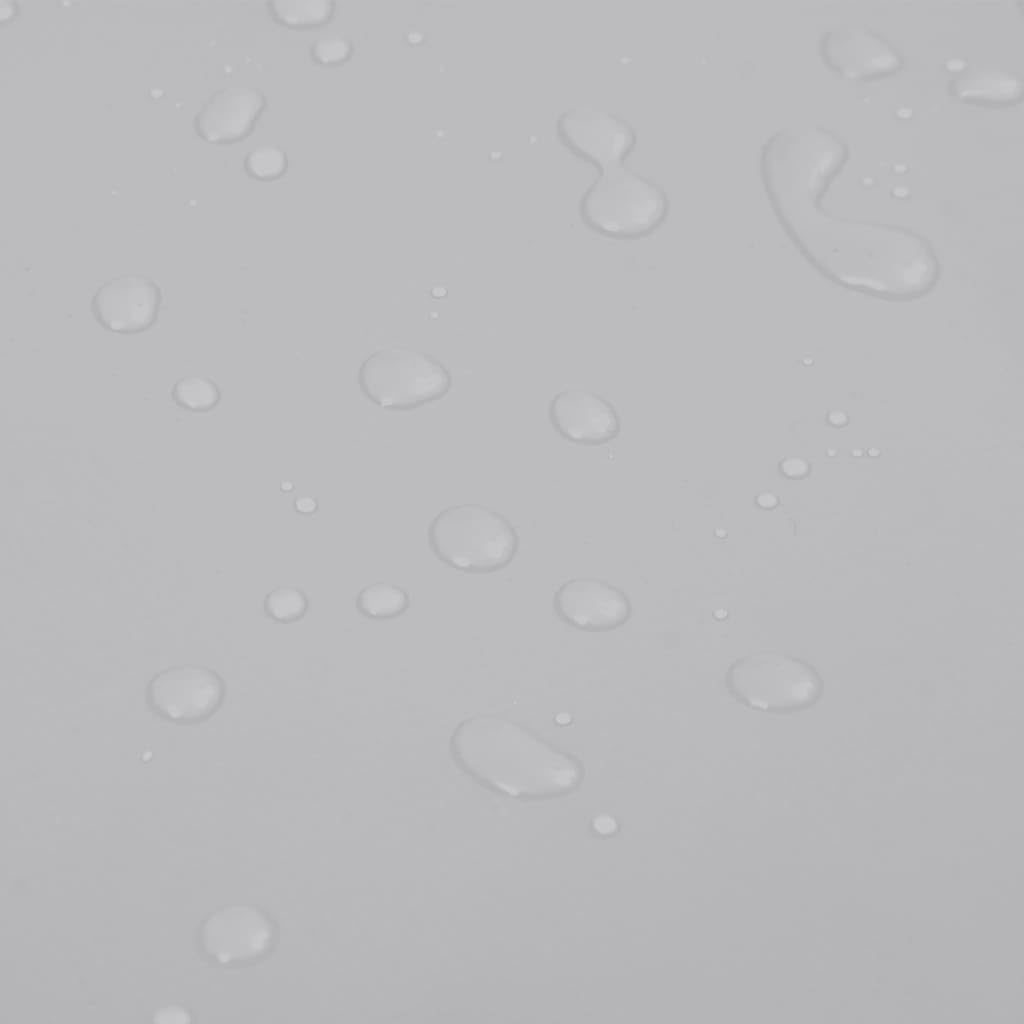 Mangloder Telone grigio in tela con rivestimento in PVC, 1,5 x 2,5 m, 650 g/m², impermeabile, antistrappo, resistente alle intemperie, resistente ai raggi UV, per giardino, campeggio, auto, barca