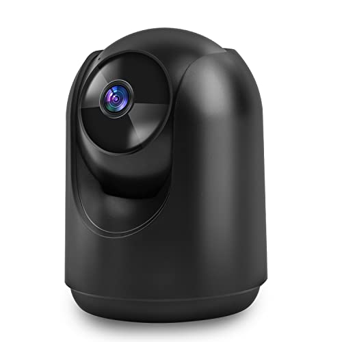 Cameras for Home Security, 2K Pan & Tilt Indoor Camera Baby Monitor Pet Camera w/App Sleep Mode, 24/7 2-Way Talk, Human Detection Motion Tracking, Night Vision, SD/Cloud Storage Indoor Security Camera