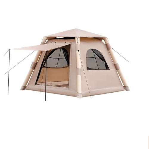 Tente de glamping gonflable facile à installer pour 4 personnes