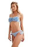 TRENDYOL Bikini-Hose - Blau - Unifarben