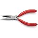 KNIPEX - 25 01 140 Werkzeuge - Spitzzange mit Cutter (2501140), 5,5