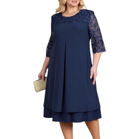 Robe en mousseline de soie OBEEII 4XL Cover
