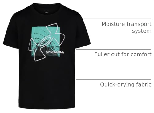 Image of Under Armour Boys' Short Sleeve Sports Graphic T-Shirt, Lightweight & Breathable, Relaxed Fit