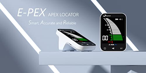 Qualdent Eighteeth EPex Pro Dental Apex Locator – Accurate Working Length Detection | 3.5" LED Display | Audio-Visual Alerts | Rechargeable Battery | Ergonomic & Portable Endodontic Device