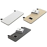 ✅Se adapta a la mayoría de los escritorios: la bandeja para teclado de escritorio tiene una mejor compatibilidad, la instalación sin orificios le permite usarla en un escritorio en ángulo recto, escritorio, estantería, mesa de comedor, etc., y se puede instalar en el costado y en el frente.