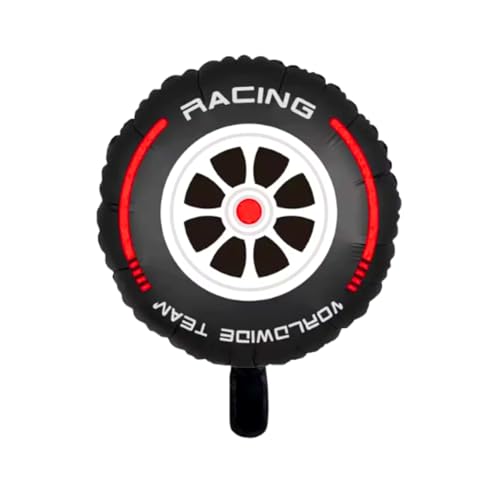 Image of Party Decorz Racing Car Tyre Foil Balloon (20 Inch, 1pcs) For Racing Theme, Bike Theme, Racing Car Theme Birthday Party Decoration