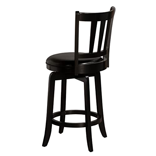Hillsdale Presque Isle Swivel Stool, Counter Height, Black #TOP4