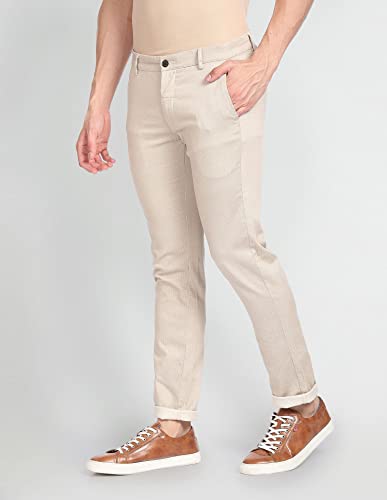 Image of Arrow Men's Mid Rise Slim Pants