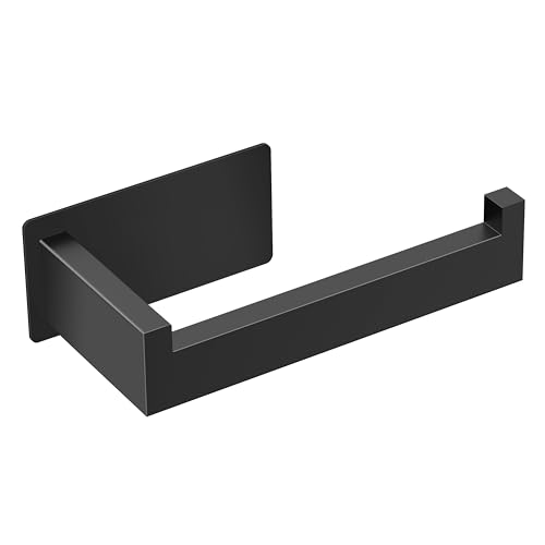 Auxmir 131 Toilettenpapierhalter Edelstahl Schwarz