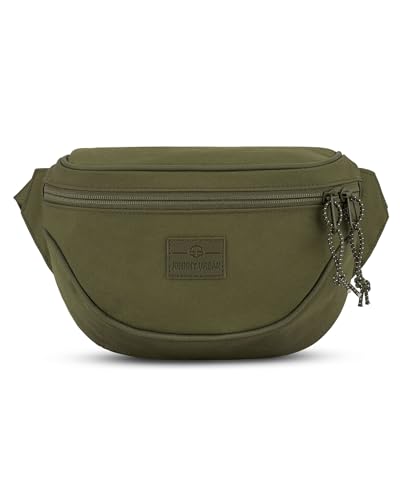 JOHNNY URBAN Bauchtasche Damen & Herren Grün - Ben - Gürteltasche aus für Alltag, Festival & Sport - Hochwertige Hip Bag Crossbody Tasche - Wasserabweisend