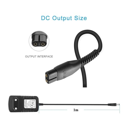 BeegIe 5.5V Window Vacuum Cleaner Power Supply Adapter Battery Charger Compatible For Karcher WV Series WV1 WV2 WV50 WV60 WV70 WV75 Plus WV55R, z1000haojun