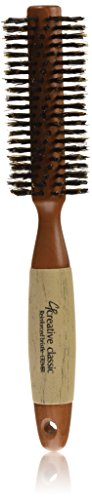 Creative Hair Brushes Reinforced Classic Round Boar Bristle Hair Brush, CR2 MBX 1.75"