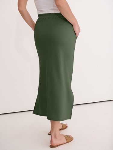 Image of ANRABESS Casual Maxi Skirts for Women, High Waist, Summer, Drawstring, Ideal for Daily Wear, Office & Weekend Outings 2026