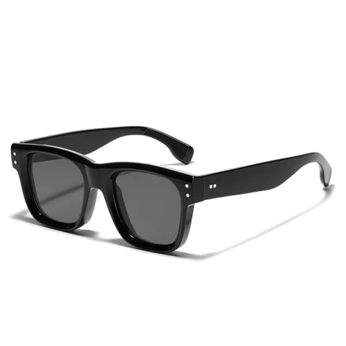 Lunettes de soleil carrées de luxe classiques pour style rétro chic