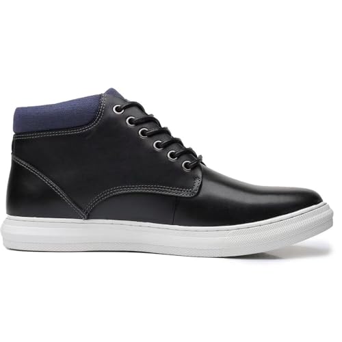 Image of Arkbird Casual Sneaker Boots, High-Top Sneakers Lace-up Leather Chukka Shoes for Men