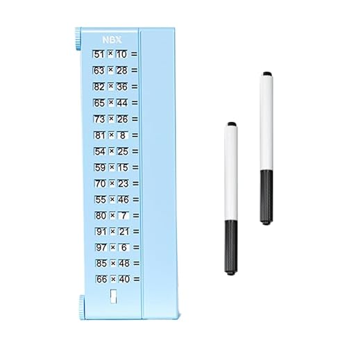 Kidology Children Practice Math Board - Learning Mathematics with Arithmetic Practice Chart for Kids Educational Times Table Math Chart Home Class School Supplies (Multiplication & Division) (B0DG97Y3FB) Amazon Price History, Amazon Price Tracker