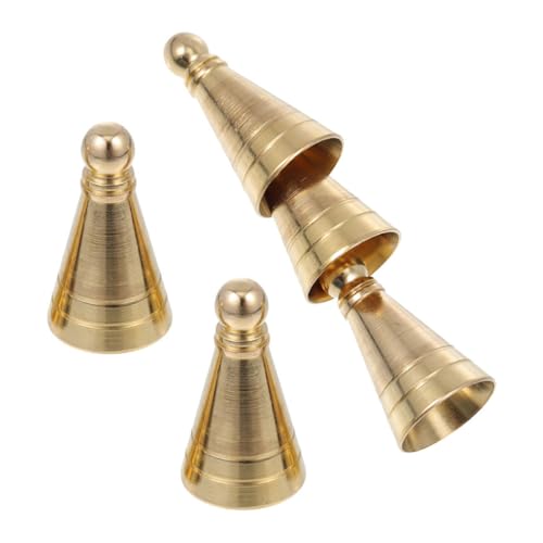 PAMINGONO Molde de Prensa para Incienso en Forma de Cono de Cobre Dorado, 5 Piezas para Hacer Conos de Incienso Casero, Accesorio DIY para Hogar, Oficina y Templo