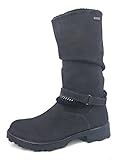 Cuir véritable Richter Kinderschuhe Jane Botte Haute Jusqu\'au Genou, Acier 6500, 31 EU