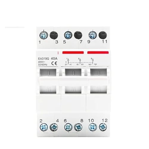 Disjoncteur de verrouillage transfert manuel double puissance 40A rail - 3
