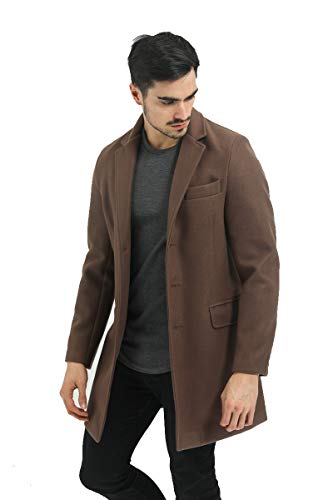 Preisvergleich Produktbild FRILIVIN Herren Trenchcoat Mantel Braun braun Gr. X-Large, braun