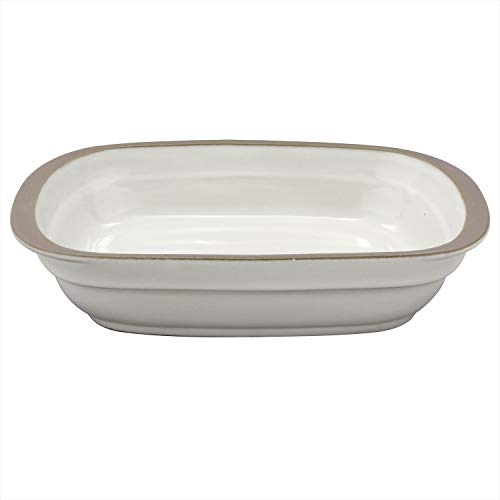 Ichiku 583-14 Mino Ware Gratin Tricolor, White, Made in Japan, 7.2 inches (18.3 cm)
