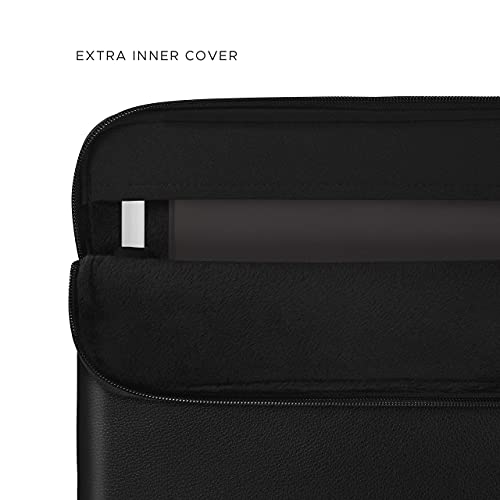 Comfyable Tablet Sleeve Compatible with iPad Air 11" M4 2026, iPad Pro 11 Inch M5 & Smart/Magic Keyboard with Pencil Holder-PU Leather Bag Water-Resistant Slim Case - Black by Comfyable - Image 3
