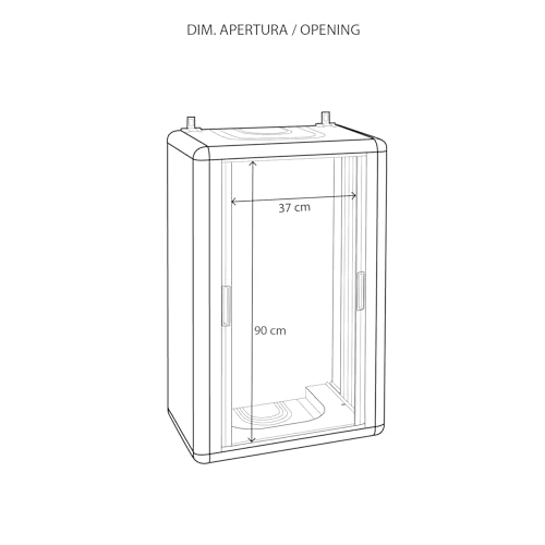 Mobile di protezione per caldaia Easy Roll, rif. M282749, colore: grigio - 3