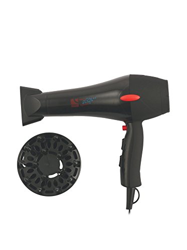 SATUR Secador De Pelo Negro